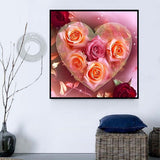 Herz 5d Diy Diamond Painting Diamant Malerei Set MJ8004