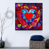 Herz 5d Diy Diamond Painting Diamant Malerei Set MJ8010