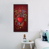 Herz 5d Diy Diamond Painting Diamant Malerei Set MJ8015
