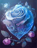 Herz 5d Diy Diamond Painting Diamant Malerei Set MJ8020
