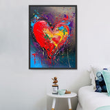 Herz 5d Diy Diamond Painting Diamant Malerei Set MJ8034