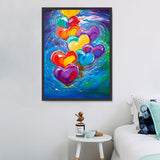 Herz 5d Diy Diamond Painting Diamant Malerei Set MJ8036