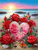 Herz 5d Diy Diamond Painting Diamant Malerei Set MJ8037