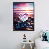 Herz 5d Diy Diamond Painting Diamant Malerei Set MJ8042