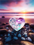 Herz 5d Diy Diamond Painting Diamant Malerei Set MJ8042
