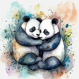 Panda 5d Diy Diamond Painting Diamant Malerei Set MJ8059