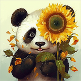 Panda 5d Diy Diamond Painting Diamant Malerei Set MJ8066