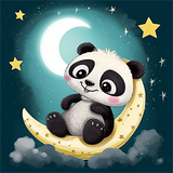 Panda 5d Diy Diamond Painting Diamant Malerei Set MJ8070