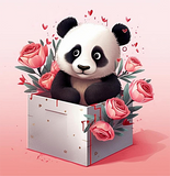 Panda 5d Diy Diamond Painting Diamant Malerei Set MJ8072