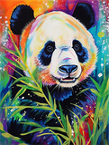 Panda 5d Diy Diamond Painting Diamant Malerei Set MJ8077