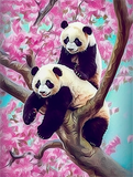 Panda 5d Diy Diamond Painting Diamant Malerei Set MJ8084