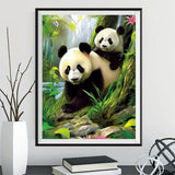 Panda 5d Diy Diamond Painting Diamant Malerei Set MJ8085