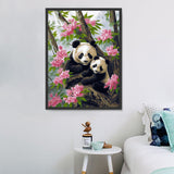Panda 5d Diy Diamond Painting Diamant Malerei Set MJ8086