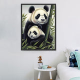 Panda 5d Diy Diamond Painting Diamant Malerei Set MJ8088