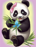 Panda 5d Diy Diamond Painting Diamant Malerei Set MJ8089