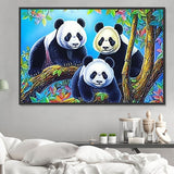 Panda 5d Diy Diamond Painting Diamant Malerei Set MJ8101