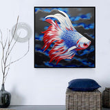 Fisch 5d Diy Diamond Painting Diamant Malerei Set MJ8105