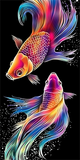 Fisch 5d Diy Diamond Painting Diamant Malerei Set MJ8108