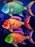Fisch 5d Diy Diamond Painting Diamant Malerei Set MJ8119