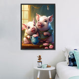 Schwein 5d Diy Diamond Painting Diamant Malerei Set MJ8187