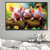 Schwein 5d Diy Diamond Painting Diamant Malerei Set MJ8201