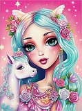 Karikatur 5d Diy Diamond Painting Diamant Malerei Set MJ8277