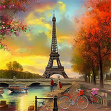 Eiffelturm 5d Diy Diamond Painting Diamant Malerei Set MJ8348