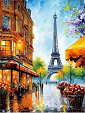 Eiffelturm 5d Diy Diamond Painting Diamant Malerei Set MJ8354