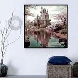 Schloss 5d Diy Diamond Painting Diamant Malerei Set MJ8363