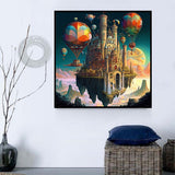 Schloss 5d Diy Diamond Painting Diamant Malerei Set MJ8364