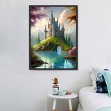 Schloss 5d Diy Diamond Painting Diamant Malerei Set MJ8373