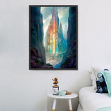 Schloss 5d Diy Diamond Painting Diamant Malerei Set MJ8377