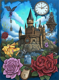 Schloss 5d Diy Diamond Painting Diamant Malerei Set MJ8382