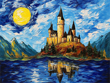 Schloss 5d Diy Diamond Painting Diamant Malerei Set MJ8392