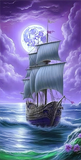 Boot 5d Diy Diamond Painting Diamant Malerei Set MJ8398