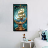 Boot 5d Diy Diamond Painting Diamant Malerei Set MJ8399