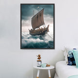 Boot 5d Diy Diamond Painting Diamant Malerei Set MJ8401