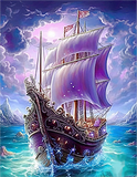 Boot 5d Diy Diamond Painting Diamant Malerei Set MJ8402