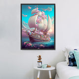 Boot 5d Diy Diamond Painting Diamant Malerei Set MJ8405