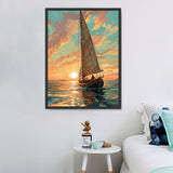 Boot 5d Diy Diamond Painting Diamant Malerei Set MJ8407