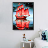 Boot 5d Diy Diamond Painting Diamant Malerei Set MJ8408