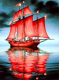 Boot 5d Diy Diamond Painting Diamant Malerei Set MJ8408