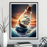 Boot 5d Diy Diamond Painting Diamant Malerei Set MJ8409
