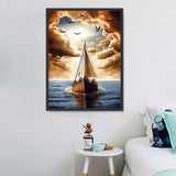 Boot 5d Diy Diamond Painting Diamant Malerei Set MJ8410