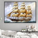 Boot 5d Diy Diamond Painting Diamant Malerei Set MJ8413