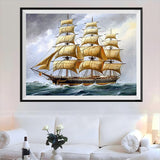 Boot 5d Diy Diamond Painting Diamant Malerei Set MJ8413