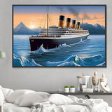 Boot 5d Diy Diamond Painting Diamant Malerei Set MJ8417