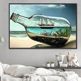 Boot 5d Diy Diamond Painting Diamant Malerei Set MJ8418