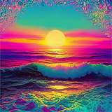 Meer 5d Diy Diamond Painting Diamant Malerei Set MJ8444