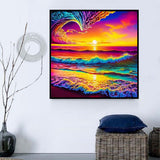 Strand 5d Diy Diamond Painting Diamant Malerei Set MJ8480